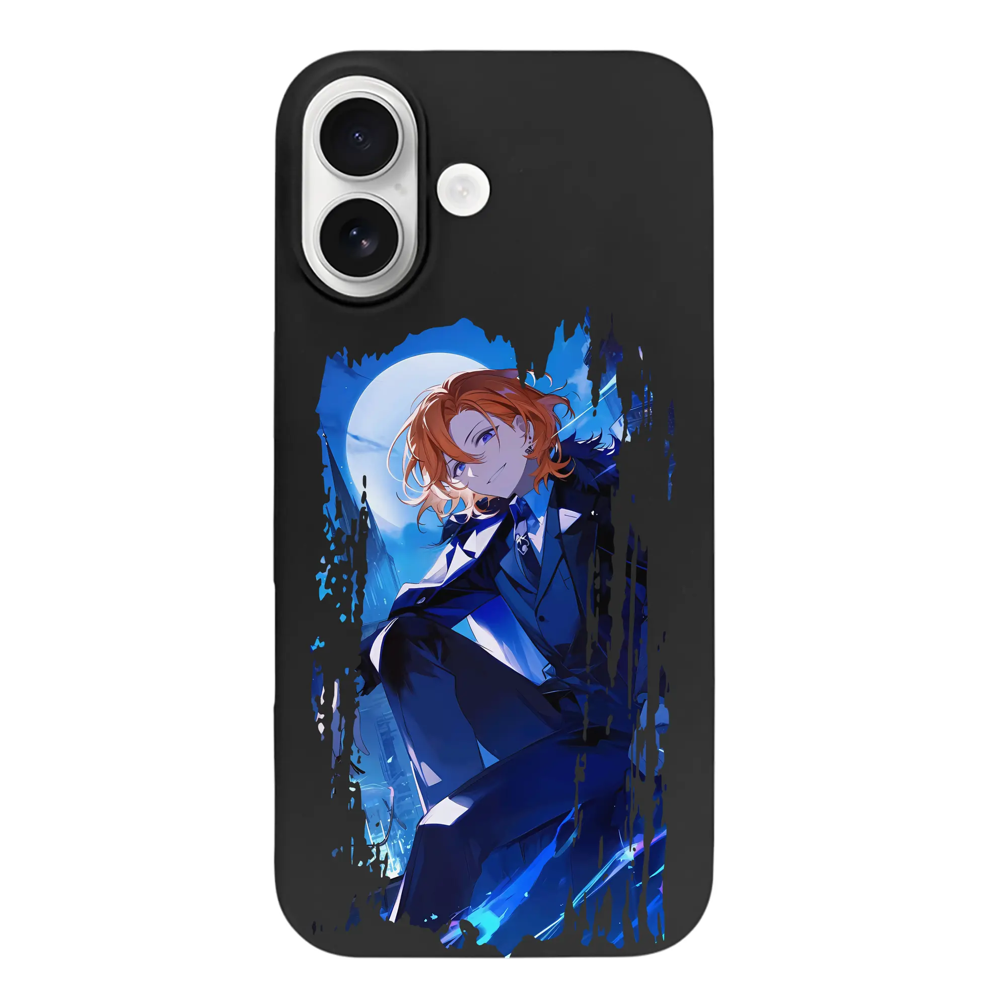 文豪ストレイドッグス グッズ,中原中也 - iPhone 17 シリーズ シリコンケース 薄型 耐衝撃 指紋防止 ソフトタッチカバー 精密フィット 傷防止 保護ケース iPhone 17/17 Air/17 Pro/17 Pro Max 対応